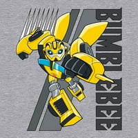 Bumblebee siva grafička majica s kratkim rukavima