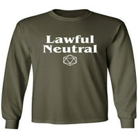 Zakonita neutralna majica s dugim rukavima za odrasle