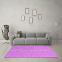 Moderne pravokutne apstraktne ružičaste prostirke za prostore tvrtke, 6' 9'