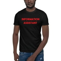2xl Red Information Assistant Majica s kratkim rukavima po nedefiniranim darovima