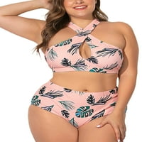 UKAP WOONENS Dvije odjeće za plažu bikini, podstavljeni kupaći kostimi Halter kupaći kostimi za kupaće kostimi