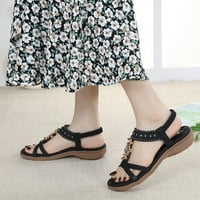 Ortopedske sandale za Žene, Ležerne ljetne sandale s otvorenim prstima, udobne sandale od rhinestona koje podupiru