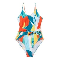 Bikini kupaći kostimi za žene, Plus size ženski bikini kupaći kostim s cvjetnim printom