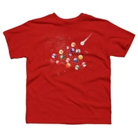 Crvena grafička majica-dizajn Od