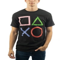 PlayStation Controller Muška i grafička majica velikih muškaraca