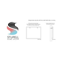Stupell Industries Hello Spring Cvjetni jajašnjak grafička umjetnička galerija zamotana platna za tisak zidne
