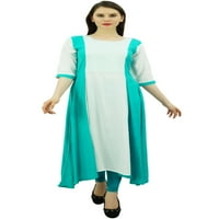 Ženska Casual haljina od tunike od rajona A kroja s šljokicama od rajona