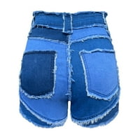 Kratke hlače za žene kratke hlače s spojenim casual džepovima za kupnju ultra kratke traperice ženske Ženske traperice