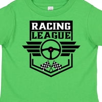 Inktastična trkačka liga s kotačima trkaćih automobila i krilima poklon mališana ili majica za djevojčice