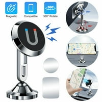 360 ° Nadzorna ploča magnetskog automobila Montaža za iPhone Samsung mobitel GPS