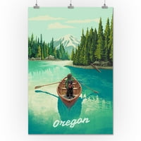 Oregon, tihi istraživač, veslanje, planina