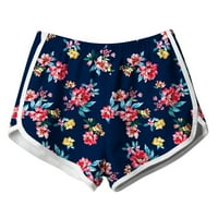 Ženske kratke hlače s vezicama, udobne ljetne Ležerne elastične kratke hlače za plažu za svakodnevno slobodno