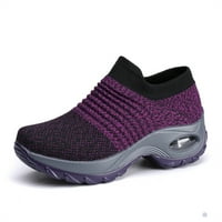 Tenisice za ženske cipele čarape Skliju se na zračni jastuk Easy Cipele Platform Loafers