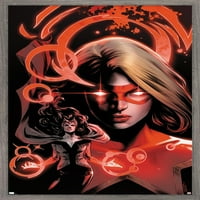 Comics Comics-grimizna vještica - zvijezda zidni plakat u drvenom magnetskom okviru, 22.37534