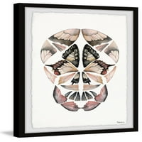 Parvez taj Lubanja leptira kaleidoskopa mumbo uokvirena tiskana slika