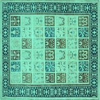 Tradicionalni pravokutni perzijski tepisi u tirkizno plavoj boji tvrtke, 8' 12'