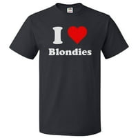 Ljubav Bludyes majica I Heart Blondies Poklon