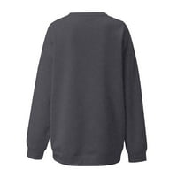 Ženska majica s patentnim zatvaračem rasprodaja jesenski casual svestrani pulover s okruglim vratom s dugim rukavima