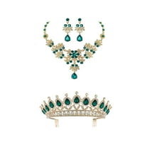 Postavite jedinstvenu mladenku ogrlica Ogrlica Set Elegantni nakit za vjenčanice pribor za kostim za žene ženske