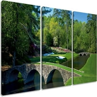 Canvas ispisuje Nacionalno golf igralište Augusta, 12. rupa plakata slike zidne umjetničke slike za uredski golf