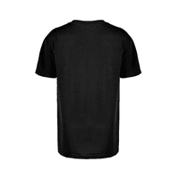 Crna majica s uzorkom u donjem dijelu - dizajn iz donjeg dijela