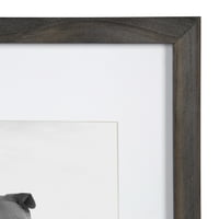 Drveni okvir za fotografije za prilagodljivi zidni zaslon, ugljeno siva mat veličina 11v14, od 2