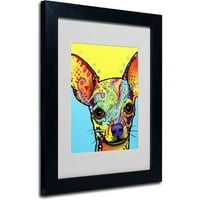 Zaštitni znak likovne životinje Matted Framed Art 'chihuahua' Dean RSO