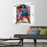 Marvel Ms. _ - Zidni plakat s prozorom i magnetskim okvirom, 22.375 34