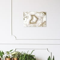 Studio za apstraktnu zidnu umjetnost mumbo ispisuje kristale mumbo na platnu-Zlato, bijelo