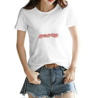Modna ženska majica kratkih rukava, atraktivna majica s grafičkim sloganom-Slatki vrhovi za žene
