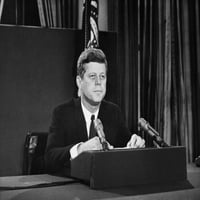 John F. Kennedy. N35. predsjednik Sjedinjenih Država. Najavljivanje američke mornaričke blokade Kube na cijeloj