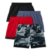 Atletic Works Boys Mesh Shorts, 4-Pack, veličine 4- & Husky