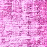 Ahgly Company zatvoreni pravokutnik Sažetak ružičastih prostirki, 8 '10'