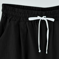 Binmer Women kratke hlače modne pero ispisane kratke hlače Capris