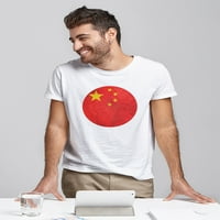 Muška majica s kineskom zastavom u grunge stilu-slika od About, About-About