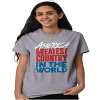 Američka najveća zemlja na svijetu muške grafičke majice majice Brisco Brands x