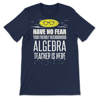 Majica superheroja za učitelje algebre - ne bojte se