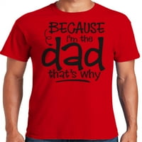 Dan oca grafičke Amerike jer sam majica muške majice