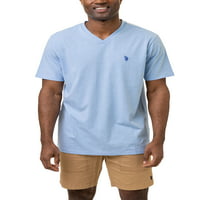 S. Polo Assn. Muška majica kratkih rukava s izrezom u obliku slova u obliku slova u