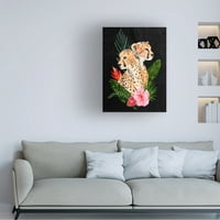 Annie Warren 'Cheetah Bouquet II' platno umjetnost